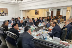 اولین جلسه هماهنگی و هم‌اندیشی برای تحقق شعار سال «سرمایه‌گذاری برای تولید» با حضور رئیس دانشگاه کاشان