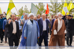 دانشگاهیان دانشگاه کاشان در حمایت از مردم مظلوم فلسطین راهپیمایی کردند