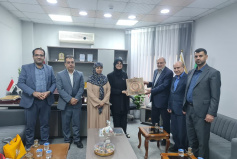 دیدار رییس دانشگاه کاشان  با مسئولان دانشگاه المستنصریه بغداد