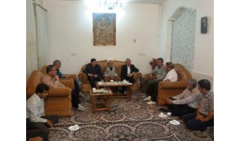 گزارش تصویری دیدار رئیس و کارکنان دانشگاه با همکار جانباز بازنشسته حاج حسن نخی
