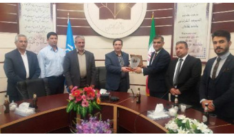 بازدید رئیس مؤسسه الطالب العراقیه از دانشگاه کاشان