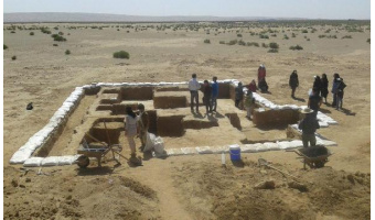 فصل پنجم کاوش آموزشی محوطه تاریخی فیض آباد انجام شد