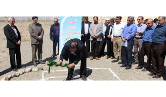 کلنگ احداث نمازخانه و سالن فعالیتهای فرهنگی دانشجویان توسط معاون اداری مالی وزارت علوم