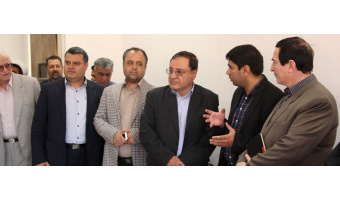 افتتاح میز صنعت دانشگاه کاشان با حضور دکتر عسگریان معاون اداری مالی وزارت علوم