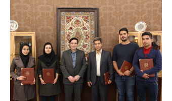 تقدیر از تیم دانشجویی شرکت کننده در مسابقات بین المللی کمیکار ۲۰۱۷ اسپانیا