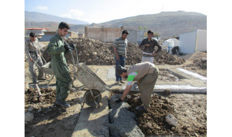 جهادگران بسیج دانشجویی دانشگاه کاشان به مناطق زلزله زده ی سر پل ذهاب اعزام شدند