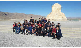 اردوی دانشجویان اتباع پسر دانشگاه کاشان به شیراز