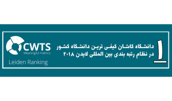 دانشگاه کاشان کیفی ترین دانشگاه کشور در نظام رتبه بندی بین المللی لایدن