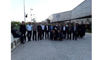 حضور اساتید دانشگاه کاشان (هم اندیشی اساتید) در باغ موزه دفاع مقدس