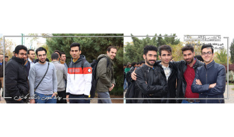 شور و نشاط دانشجویان در یک روز پاییزی