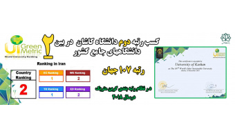 کسب رتبه دوم در نظام رتبه بندی گین متریک