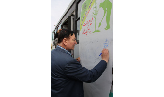 گزارش تصویری مراسم روز درختکاری در دانشگاه کاشان
