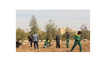 کاشت حدود ۳۰۰۰ اصله نهال همزمان با  هفته منابع طبیعی در دانشگاه کاشان