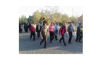 پیاده روی کارکنان دانشگاه به مناسبت هفته تربیت بدنی
