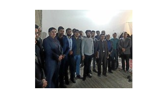 دیدار دانشجویان دانشگاه کاشان با خانواده شهیدان حسن و احسان محبوبی