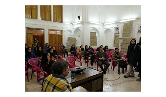 برگزاری کارگاه هنر و زیر زمین فرش