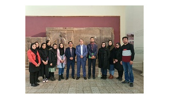 بازدید دانشجویان گروه باستان شناسی دانشگاه کاشان از موزه ملی ایران