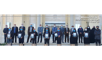 تقدیر از حامیان سلامت در ایستگاه آب فرات دانشگاه کاشان