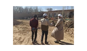 بازدید مسئول نهاد نمایندگی مقام معظم رهبری دانشگاه کاشان از اردوی جهادی بسیج دانشجویی