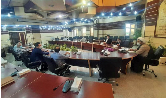نشست مسئول نهاد رهبری دانشگاه کاشان با جمعی از اساتید بین المللی دانشگاه کاشان