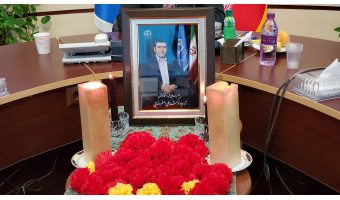 مراسم یادبود دکتر علی اصغر رضایی عضو هیات علمی فقید دانشگاه کاشان