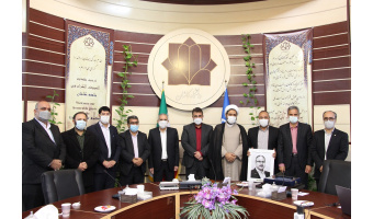 مراسم تکریم و معارفه مدیران روابط عمومی و برنامه ریزی و توسعه دانشگاه کاشان