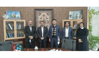 دیدار رئیس تامین اجتماعی شعبه راوند با رئیس دانشگاه