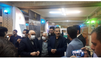 بازدید رییس و هیئت نمایندگان اتاق بازرگانی،  صنایع ، معادن و کشاورزی کاشان از نمایشگاه فصل جهش