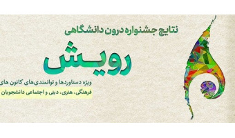 برگزیدگان هشتمین جشنواره رویش دانشگاهی در دانشگاه کاشان