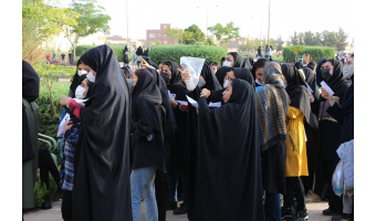 گزارش تصویری روز دوم برگزاری آزمون سراسری کارشناسی ۱۴۰۱ در دانشگاه کاشان و بازدید رئیس و معاون آموزشی دانشگاه از حوزه امتحانی