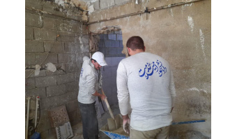 خدمت رسانی جهادگران دانشگاه کاشان در روستای سپیدار کهکیلویه و بویراحمد