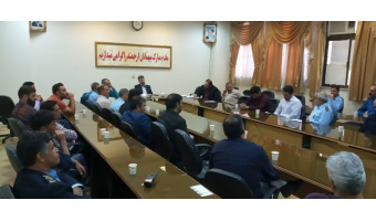 نشست مدیر حراست با پرسنل انتظامات دانشگاه