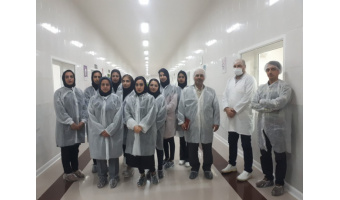 بازدید دانشجویان دانشگاه کاشان از شرکت باریج اسانس