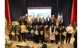گزارش تصویری اهدا بورسیه تحصیلی ۱۱۴ دانشجوی ممتاز دانشگاه کاشان توسط خیر دانشگاه