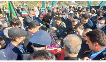 میزبانی دانشگاه کاشان از پیکر مطهر شهید گمنام