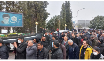 مراسم وداع با مرحوم پروفسور اشرفی در دانشگاه کاشان برگزار شد