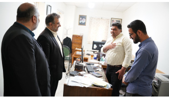 گزارش تصویری عرض خداقوت و خسته نباشید رئیس دانشگاه به همکاران