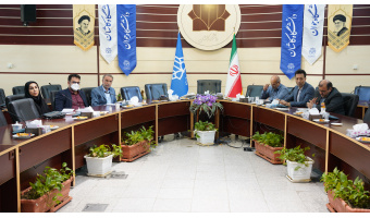 نشست مشترک بین مدیر ارتباط با صنعت دانشگاه کاشان و نمایندگان شرکت پالایش و پخش فراورده‌های نفتی استان اصفهان