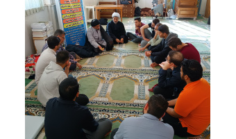 گزارش تصویری برگزاری مراسم اعتکاف دانشگاه کاشان