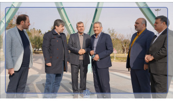 گزارش تصویری بازدید دبیر ستاد خیرین وزارت علوم از پروژه های خیرساز  دانشگاه کاشان