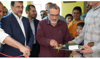 سالن پذیرش مجموعه آبی آینه دانشگاه کاشان افتتاح شد