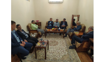دیدار و دلجویی از چهره ماندگار دانشگاه کاشان