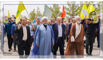 دانشگاهیان دانشگاه کاشان در حمایت از مردم مظلوم فلسطین راهپیمایی کردند