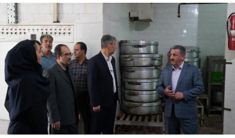 بازدید مدیرکل  دفتر طرح و برنامه سازمان امور دانشجویان وزارت علوم از سلف‌های  دانشجویی دانشگاه کاشان
