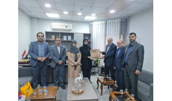 دیدار رییس دانشگاه کاشان  با مسئولان دانشگاه المستنصریه بغداد