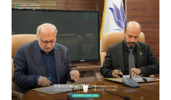 امضای قرارداد همکاری علمی-پژوهشی میان دانشگاه کاشان و دانشگاه العین ناصریه عراق