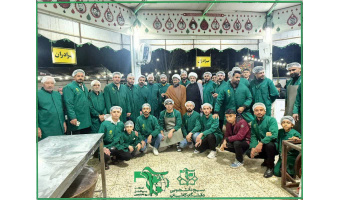 خدمت خالصانه دانشجویان بین الملل دانشگاه کاشان در چایخانه امام رضا علیه السلام